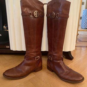 Tory Burch Riding Boots (Chesnut)
